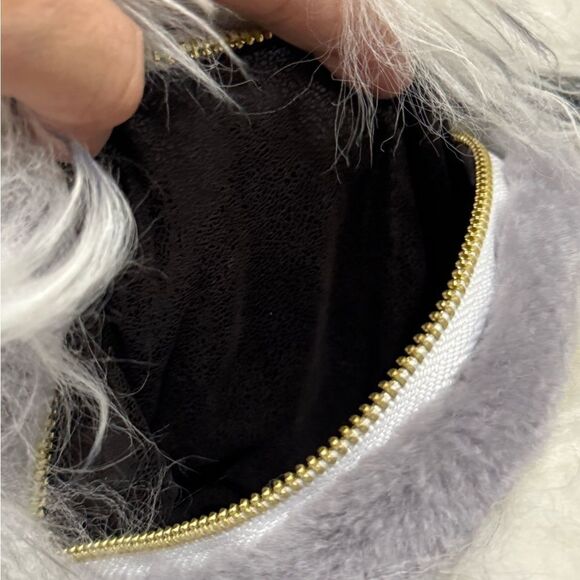 Cute Hedgehog Multi Use Bag/Real Shearling Crossbody/Backpack/Plushie/Pillow - Picture 16 of 16